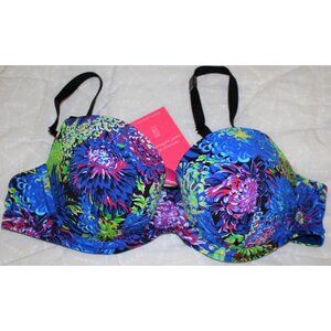 New w/Tags - 36C - Victoria’s Secret x Mary Katrantzou Underwire Demi Bra BLUE